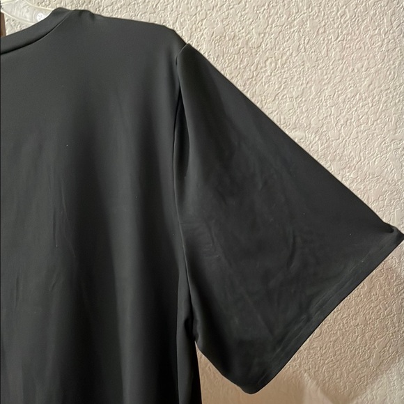 Black Butterfly Print Women's Plus Size 3 X Top pink butterfly 🦋 - Picture 5 of 8